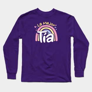 La Mejor Tía - Colorful design Long Sleeve T-Shirt